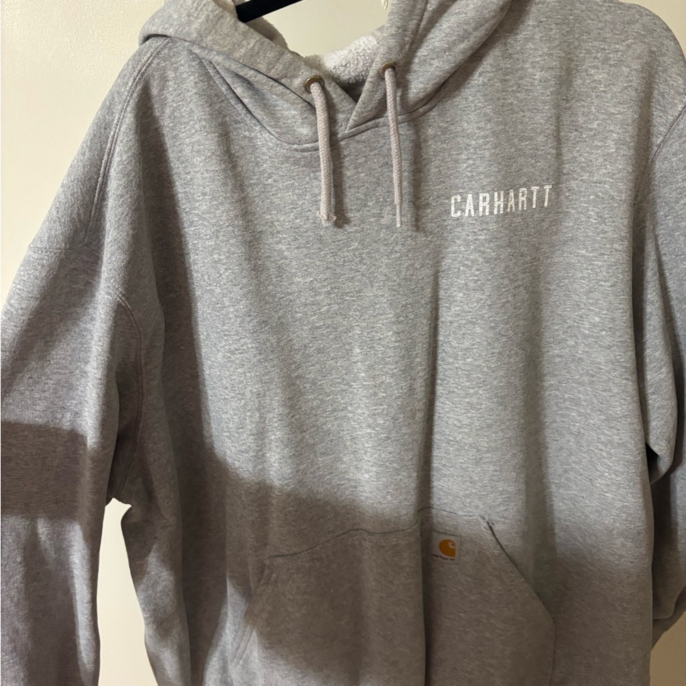 Carhartt Men's Heather Gray Hoodie